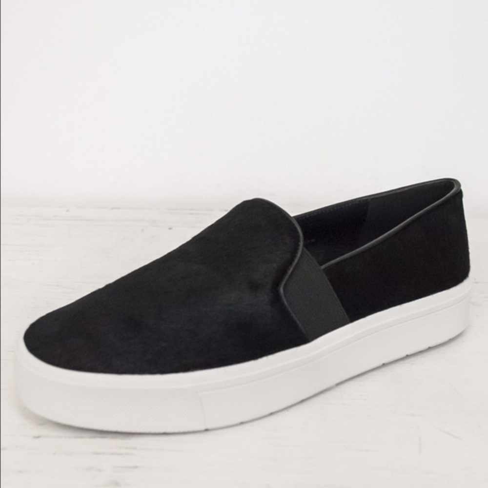 Vince Berlin Pony Calf Hair Slip on Sneakers